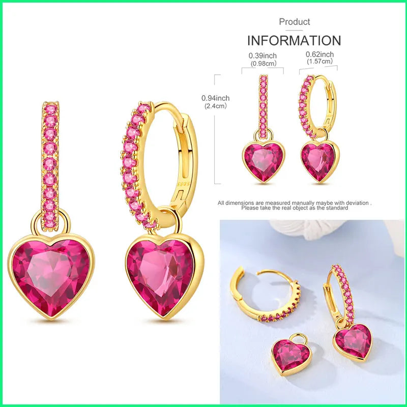 Brincos de Gota Circulares de Cristal Orstarry em Prata Esterlina 925 Brincos Femininos Charme Moda Versátil Joias de Festa Presentes