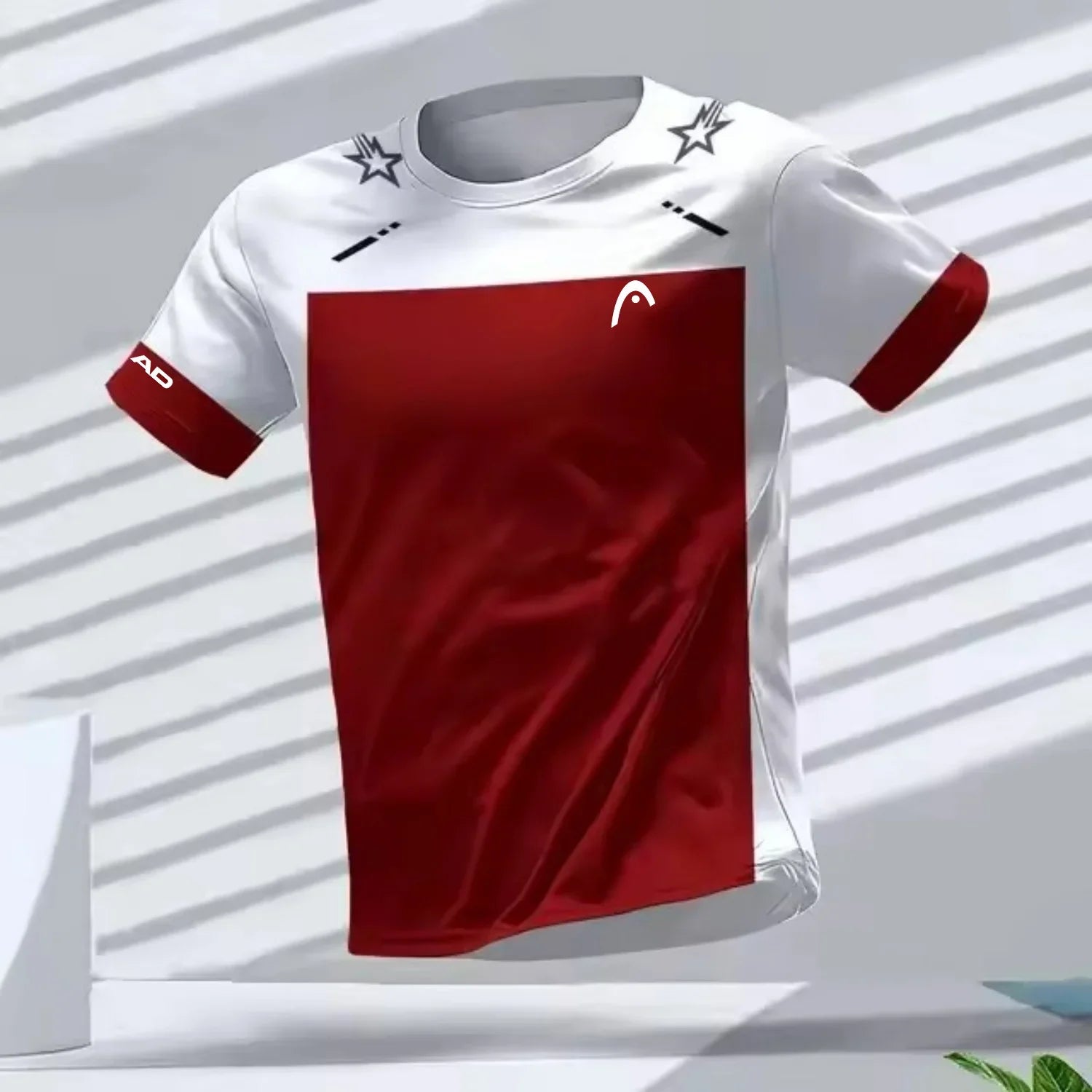 Camisetas Masculinas Esportivas para Corrida ao Ar Livre Treino Secagem Rápida Respirável Gola Redonda Manga Curta Casual Fashion Solta