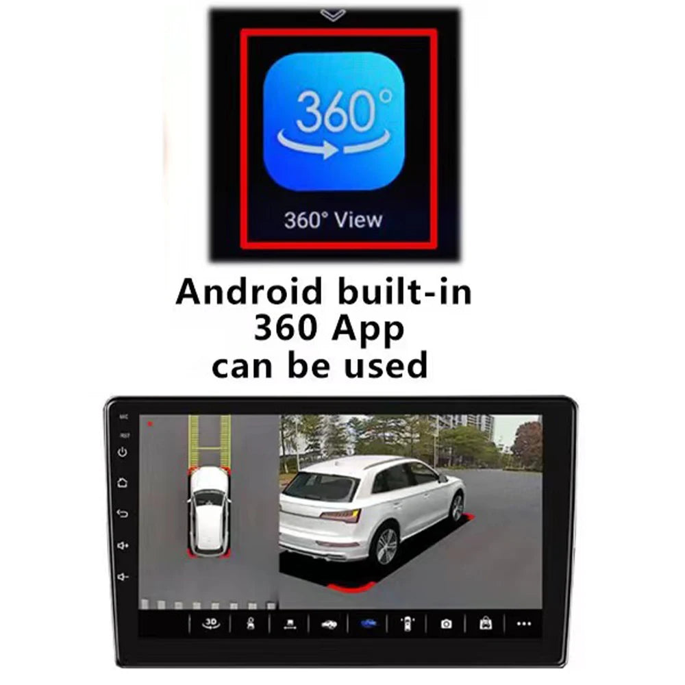 Car 360° panoramic - system camera - for Android multimedia