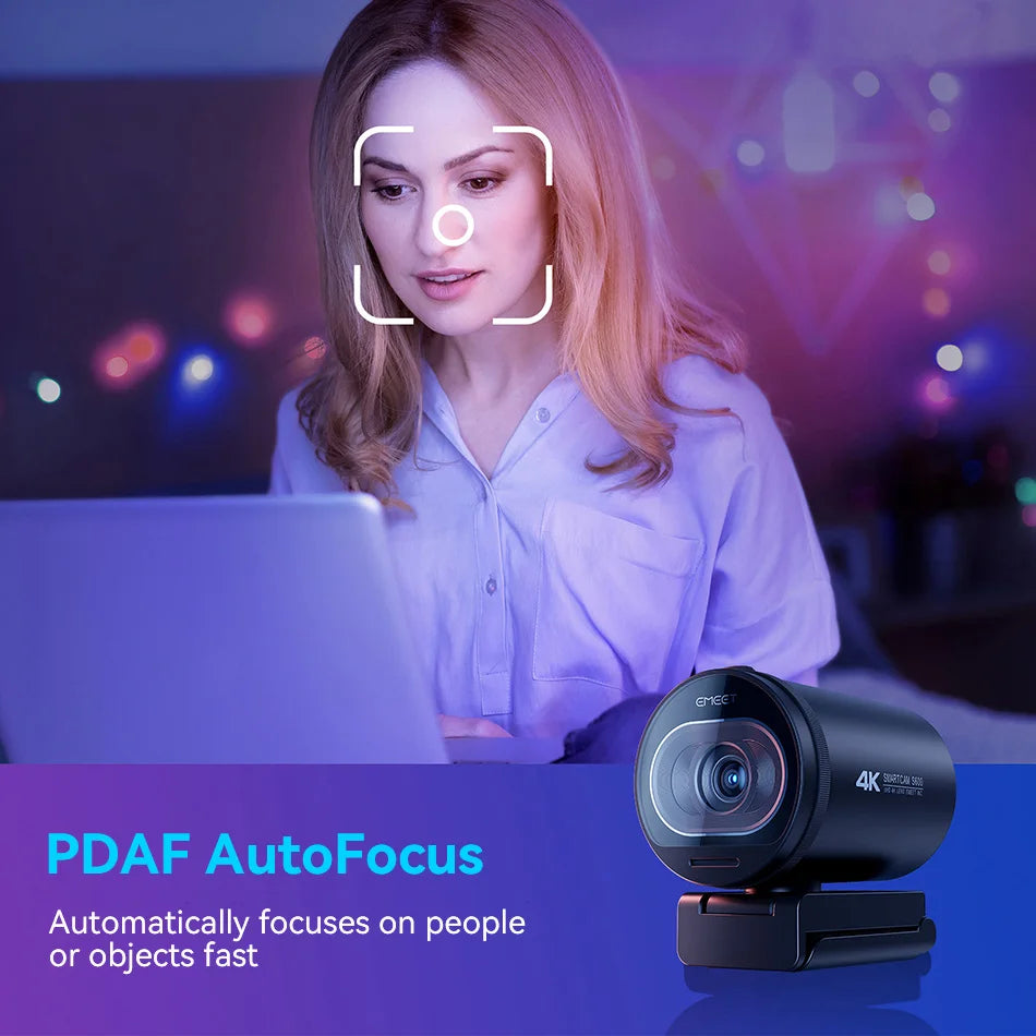 Webcam 4K Streaming - Web Camera - 1080P 60FPS USB