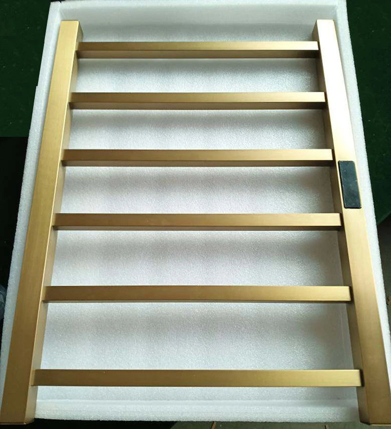 Stainless Steel Electric Towel Rack Temperature&Time Control Smart Heated Towel Rail Towel Warmer 600*450*100mm 110V/220V