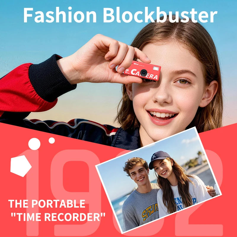 Mini Thumb Camera 0.96inch Flip Screen Keychain Camera Retro 720P Outdoor Sports Camera Very Small Camcorder Video Recorder