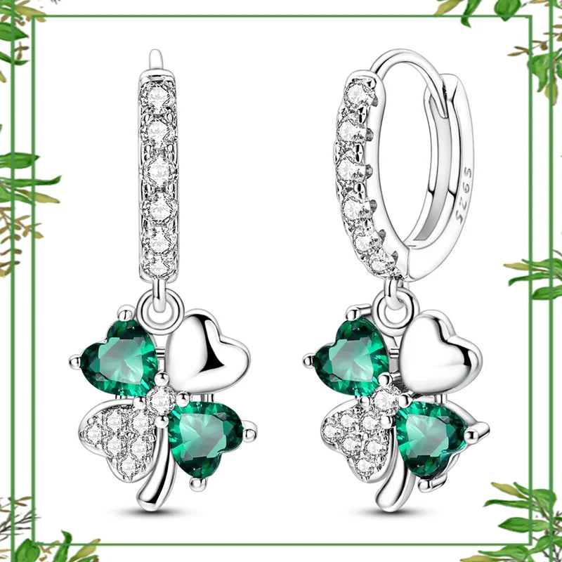 Brincos Femininos Pendentes 100% Genuínos em Prata Esterlina 925 Hipoalergênicos Luxuosos Elegantes Joia Fina Presente de Aniversário para Ela