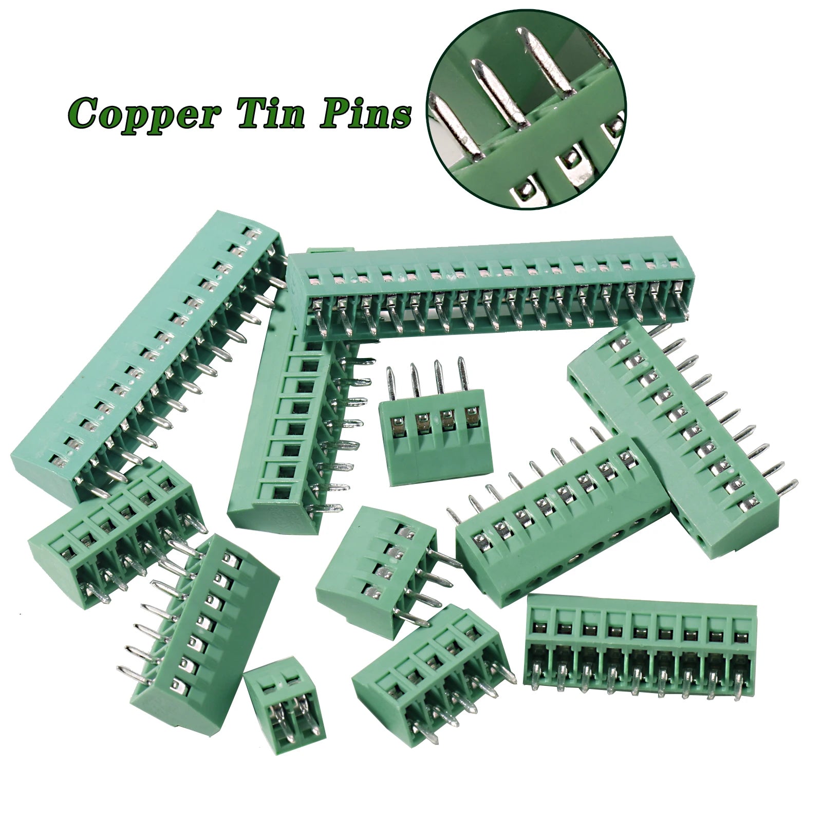 Kit Conector Bloco Terminal Parafuso PCB WonderNest 30pçs