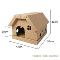 Nova Cama de Papelão Ondulado para Gatos Casa Quente à Prova de Frio Cama para Animais Dobrável Produtos Especiais para Animais de Estimação Cama Para Perro XY40CWC