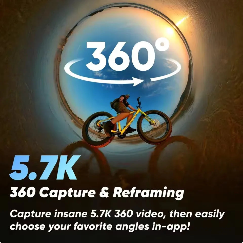 Insta360 X3 Action - Camera 1800mAh - Battery 5.7K Video