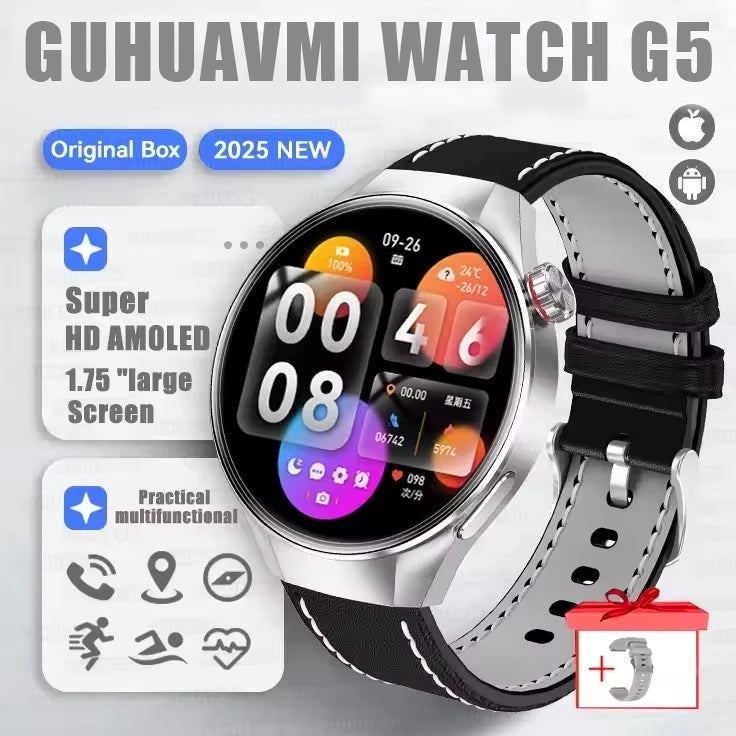 Watch G5 Plus Smart Watch 1.75 AMOLED GPS Heart Rate Bluetooth
