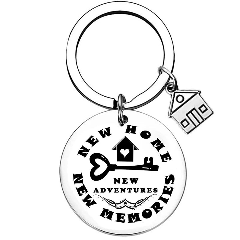 Chaveiro de Aço Inoxidável WonderNest Novo Lar Chá de Casa Nova