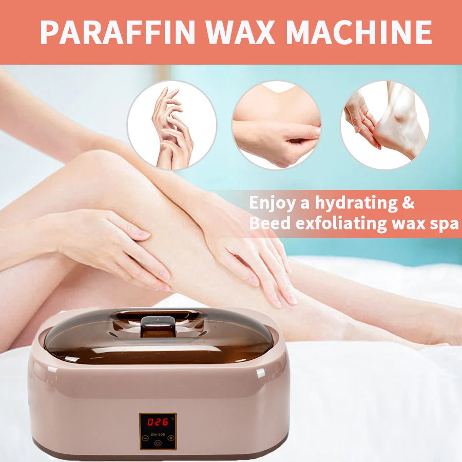 4000 mL Digital Display Paraffin Wax Therapy Machine With Wax-melt Quick Hot Heater for Deep Skin Hydration of Hands and Feet