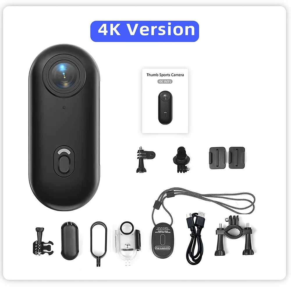 4K HD Motorcycle - Mini Recorder - Finger WIFI Action