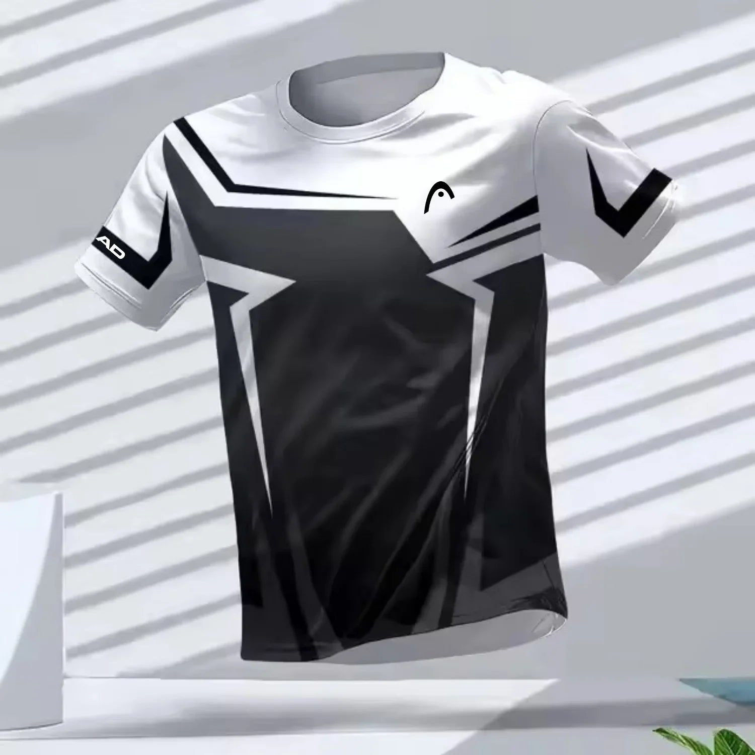 Camisetas Masculinas Esportivas para Corrida ao Ar Livre Treino Secagem Rápida Respirável Gola Redonda Manga Curta Casual Fashion Solta