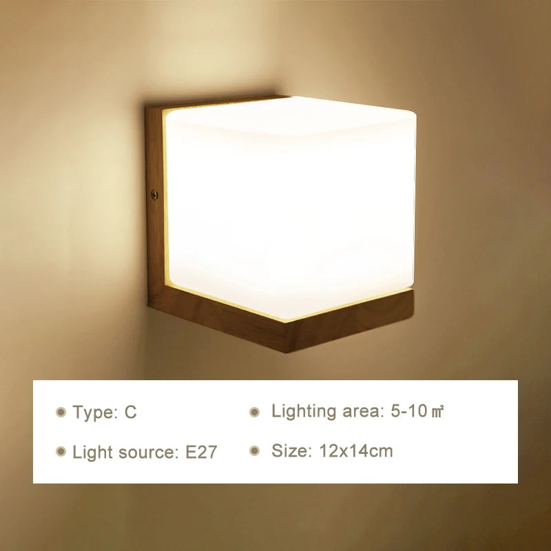 WonderNest Wood Wall Lamp White LED 12W