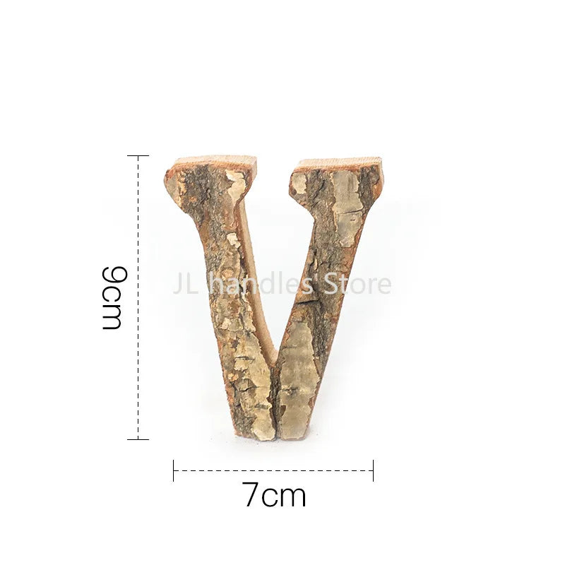 WonderNest Letras e Números de Madeira para Decoração DIY