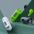 em-ear gaming e music Fone sem Fio com sem fio charging case,...