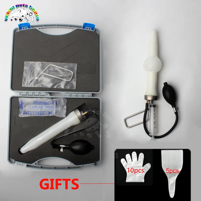Kit de Inseminação Artificial Canina Imita Acasalamento Natural Ferramenta de Inseminação Artificial para Cães e Cadelas Equipamento Veterinário