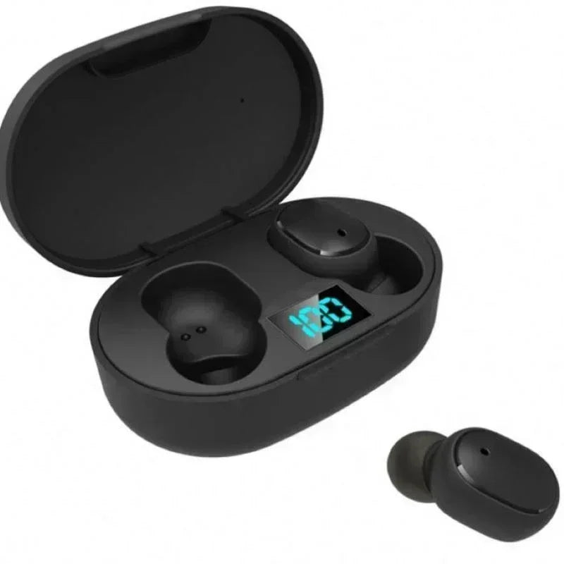 Fones de ouvido Bluetooth TWS E6S Fone de ouvido Bluetooth sem fio Fones de ouvido com cancelamento de ruído com microfone Fones de ouvido para Xiaomi Huawei