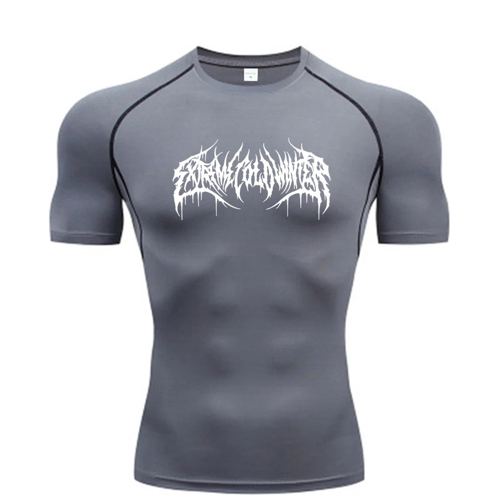 Camiseta Bodybuilding Masculina — Compressão e Estilo na Academia