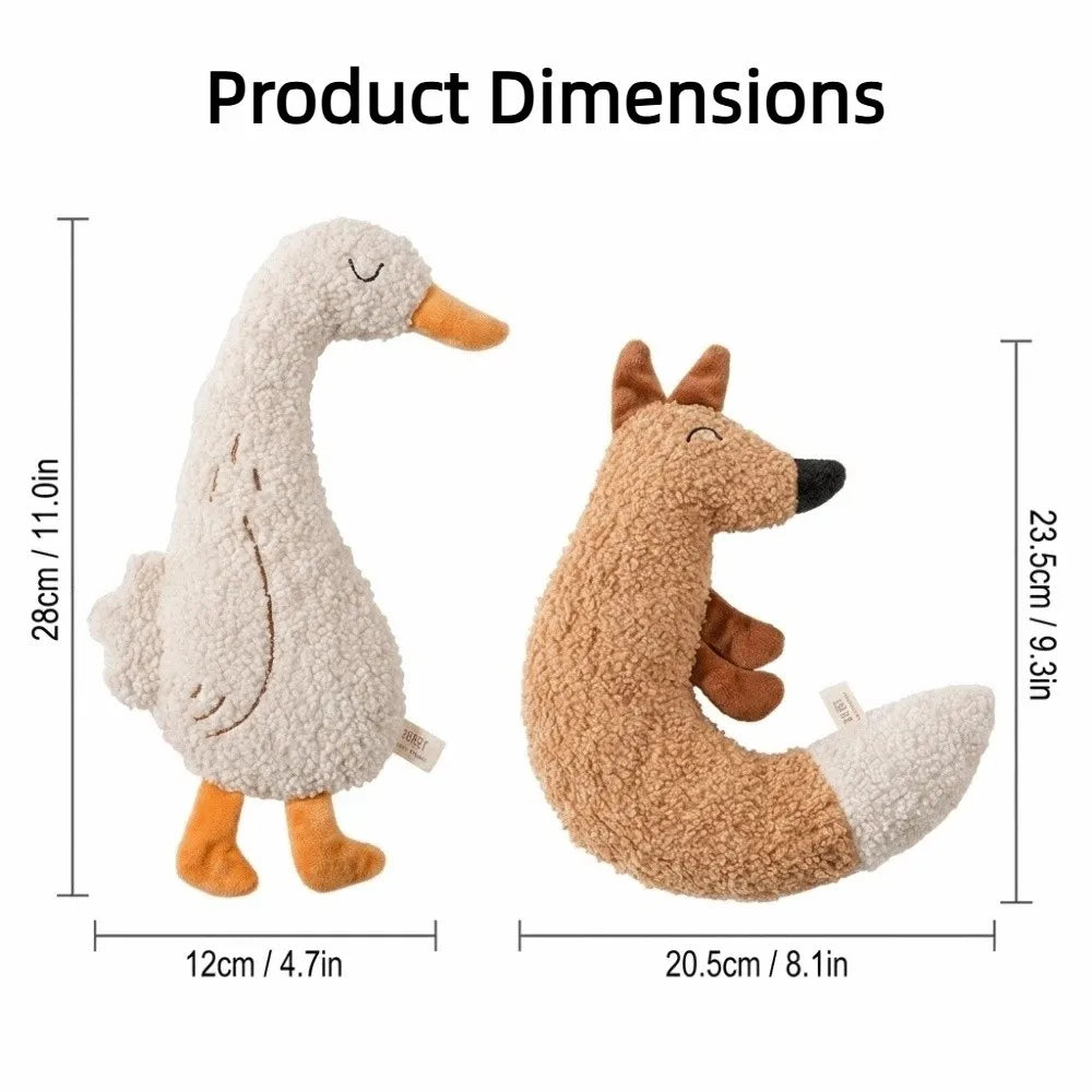 Brinquedo para Gato e Cachorro em Forma de Ganso, com Som, Engraçado, para Pets, para Aliviar o Tédio, Mordedor Interativo para Gatos, Desenho Animado