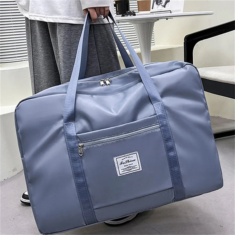 Large Capacity Folding Travel Bags Waterproof Luggage Tote Handbag...
