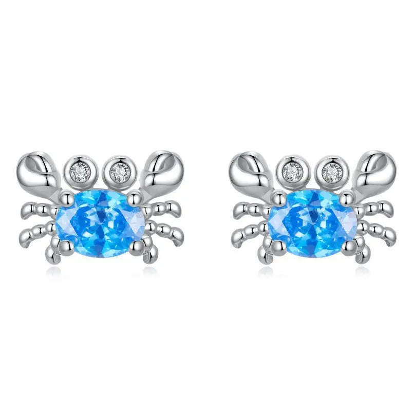 WOSTU Hot Sale 925 Prata Esterlina Tartaruga Marinha Tartaruga Requintados Brincos de Prata para Mulheres Moda Coreana Joias de Casamento CTE406