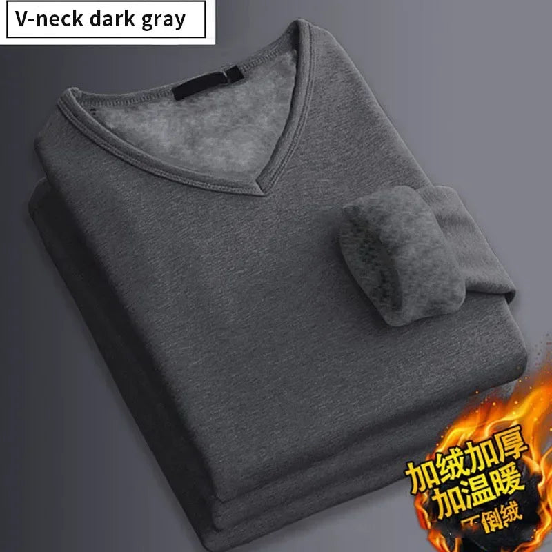 Camiseta Aveludada Masculina — Quentinha e Estilosa para o Inverno