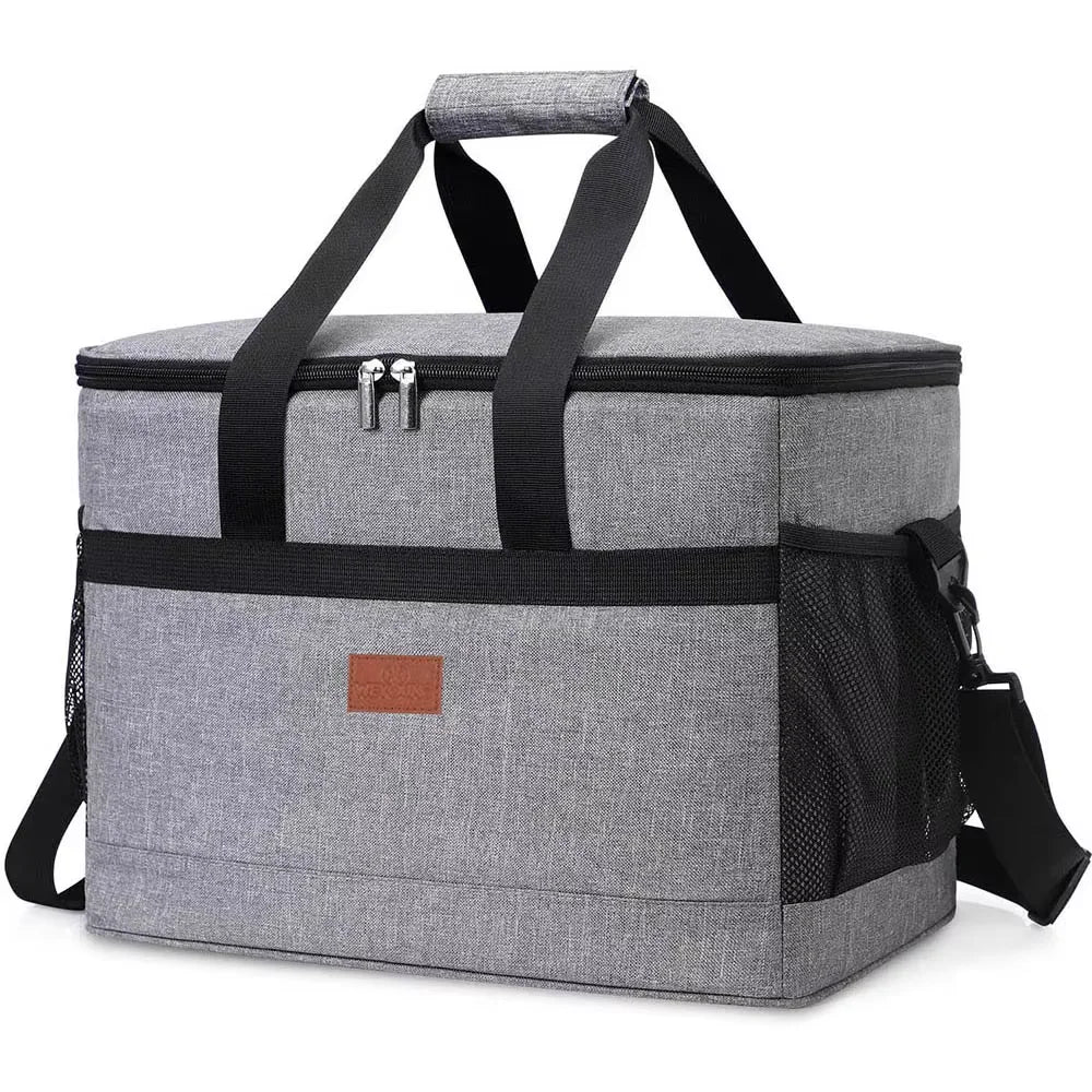 35L Large Capacity Collapsible Cooler Bag Insulated Picnic Lunch...
