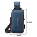 Multifunction Designer Anti-theft USB Shoulder Bag Crossbody...