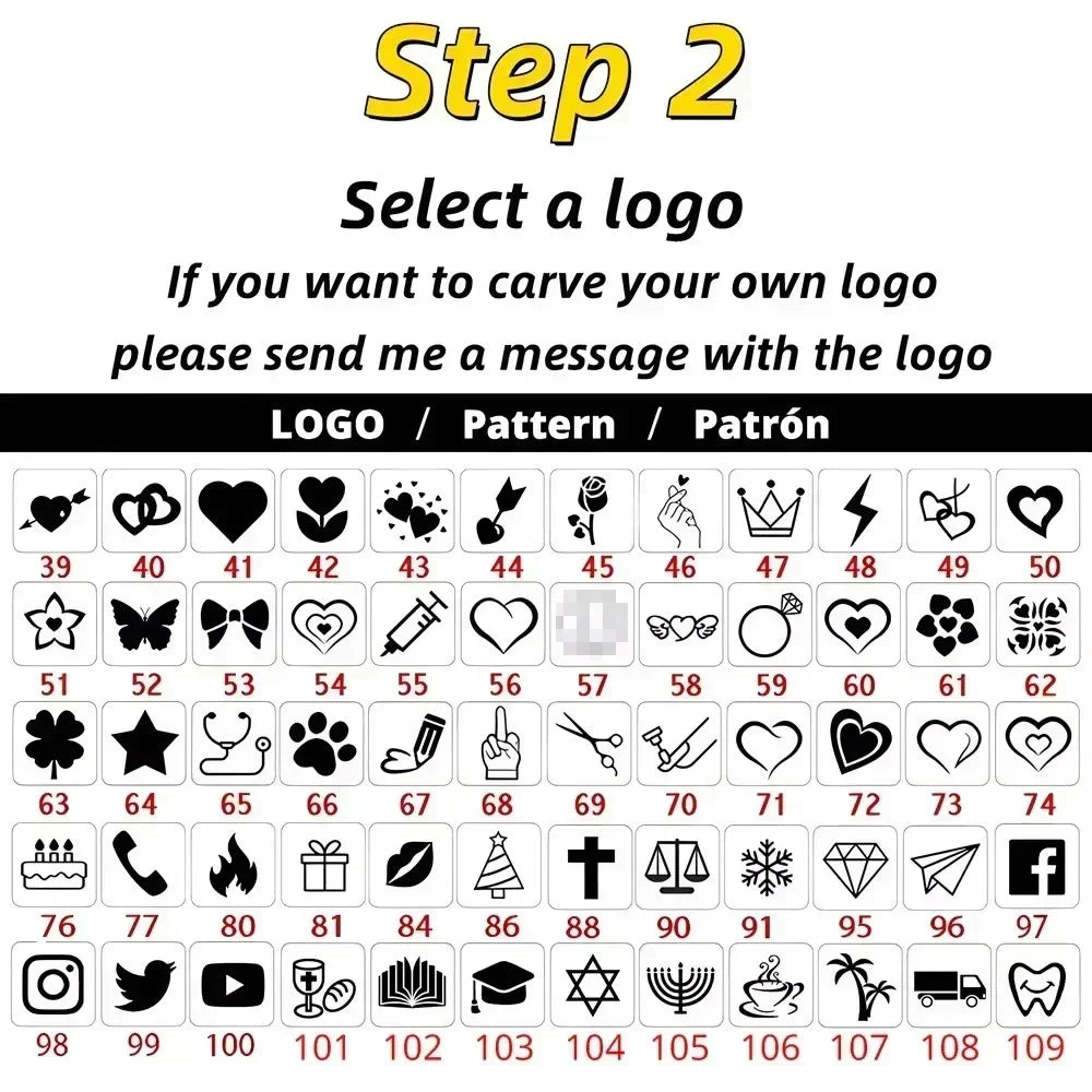 20Pcs Custom Logo