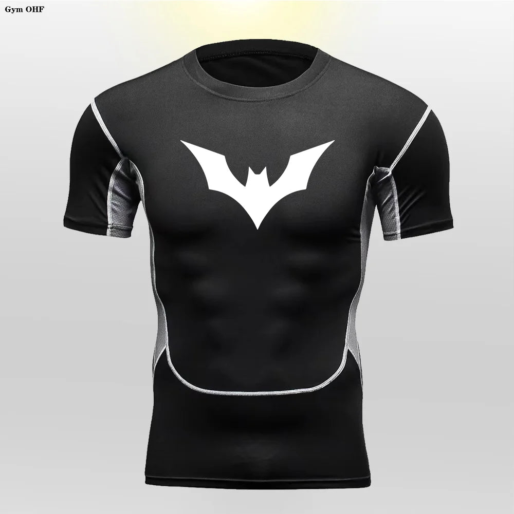 Camiseta Compressão Masculina Spider — Performance e Visual Único
