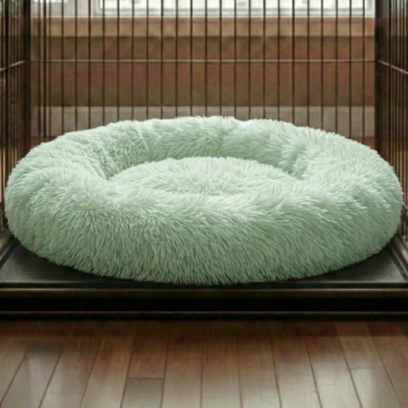 Calming Dog & Cat Bed with Extra Filling, conforms to your pet's body shape | Soft and fluffy like lying on a cloud | 9 colors