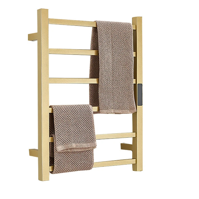 Stainless Steel Electric Towel Rack Temperature&Time Control Smart Heated Towel Rail Towel Warmer 600*450*100mm 110V/220V
