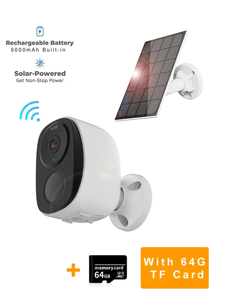 Security Cameras Wireless - Outdoor, 2K - 3MP Battery Powered