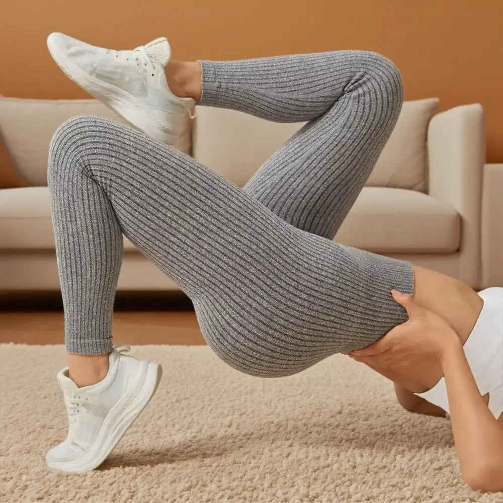Calça Legging Esportiva Feminina Sem Costura Para Yoga Com Controle de Barriga Roupa Esportiva Feminina Legging de Academia Calça Feminina Fitness Roupa Feminina