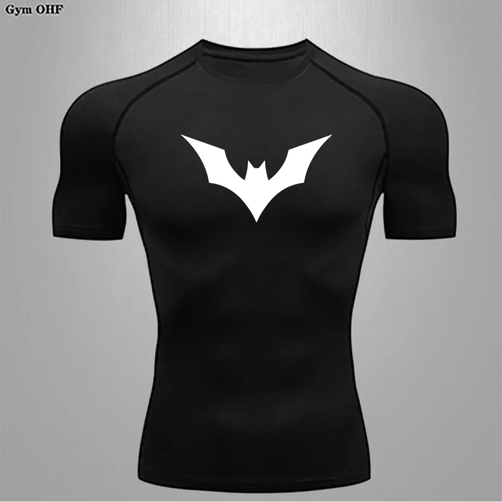 Camiseta Compressão Masculina Spider — Performance e Visual Único