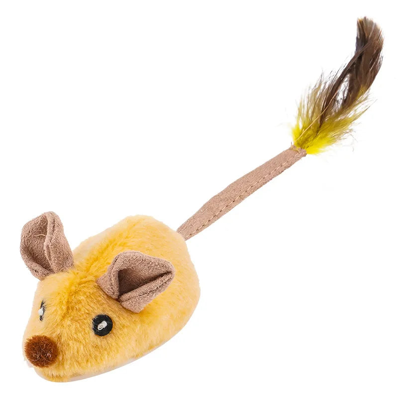 Ratinho Simulado e Gato Auto Entretenimento Brinquedo Provocador de Gato e Brinquedo Esportivo para Cães com Detecção de Toque Elétrico Inteligente