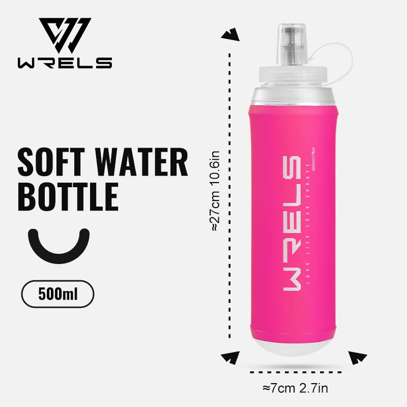 Garrafa de Água WRELS Dobrável — Leve e Compacta para o Outdoor