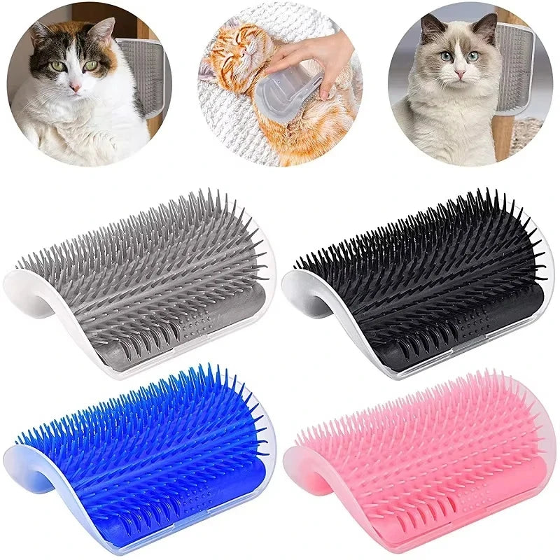 Escova Para Gatos e Cães Brinquedo de Pelúcia Para Gatos Removedor de Pelos Macio Massageador Com Catnip Arranhador Para Gatos e Cães Acessórios Para Gatos