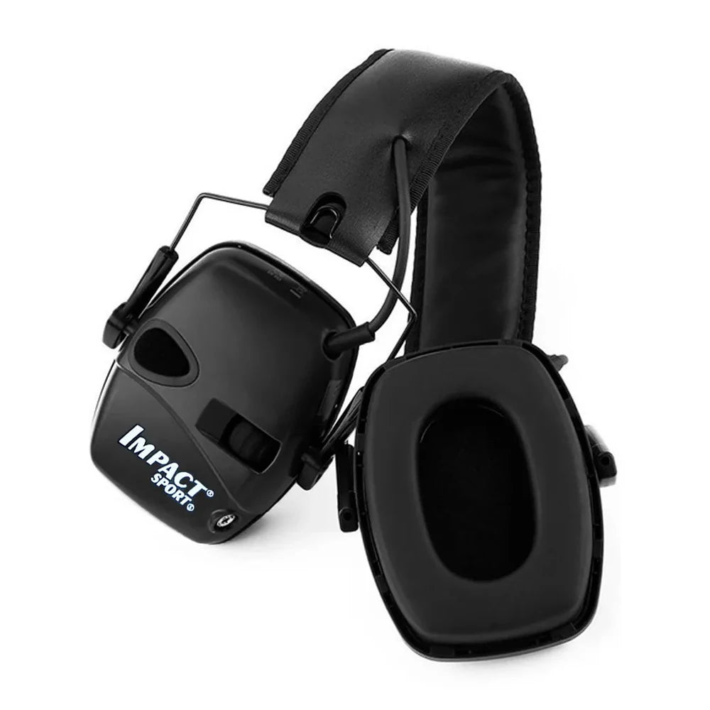 Novo Headset Eletrônico de Tiro para Proteção Auditiva, Fones de Ouvido com Redução de Ruído, Protetor Auricular Tático Ativo para Caça