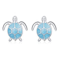 WOSTU Hot Sale 925 Prata Esterlina Tartaruga Marinha Tartaruga Requintados Brincos de Prata para Mulheres Moda Coreana Joias de Casamento CTE406