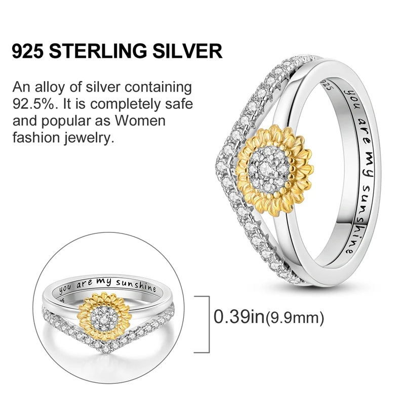 2026 Novas Alianças de Prata 925 Zircônia Brilhante Anéis CZ Anéis Para Mulheres Casamento Original Joias Finas Acessórios Presentes