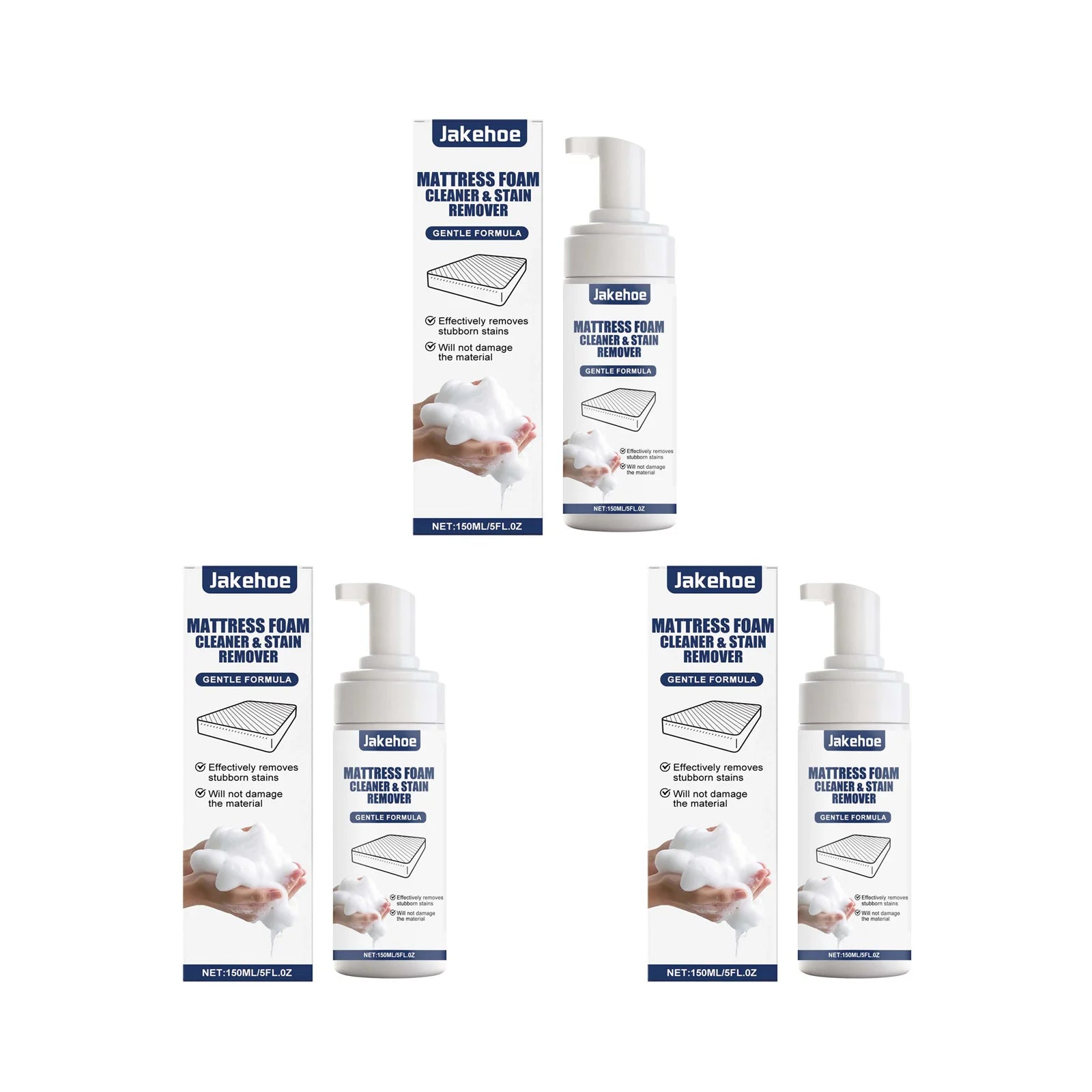 Mattress Cleaner 150Ml Household Deep Cleaning Solution For Mattresses & Carpets Removes Oil Stains And Dirt Revitalizes Fabrics