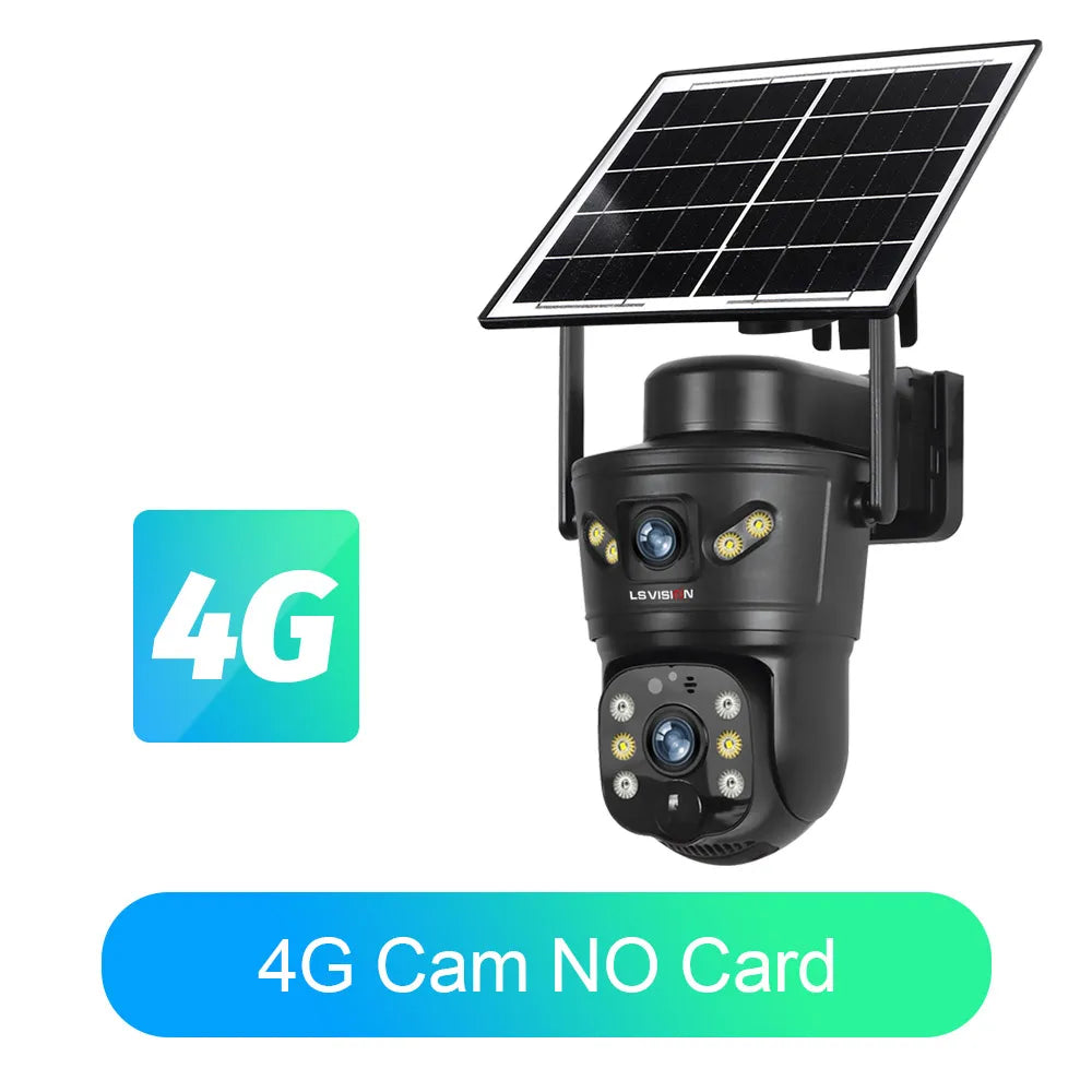 LS VISION 4G - /WIFI Outdoor - Solar Camera 8MP