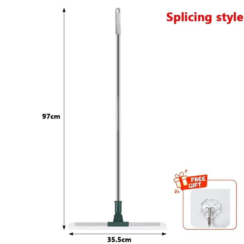 Rodo Mágico de Silicone Vassoura Rodo de Limpeza de Chão Banheiro Vaso Sanitário Rodinho Esfregão Limpa Vidros Lugares Altos Ferramentas de Limpeza Doméstica