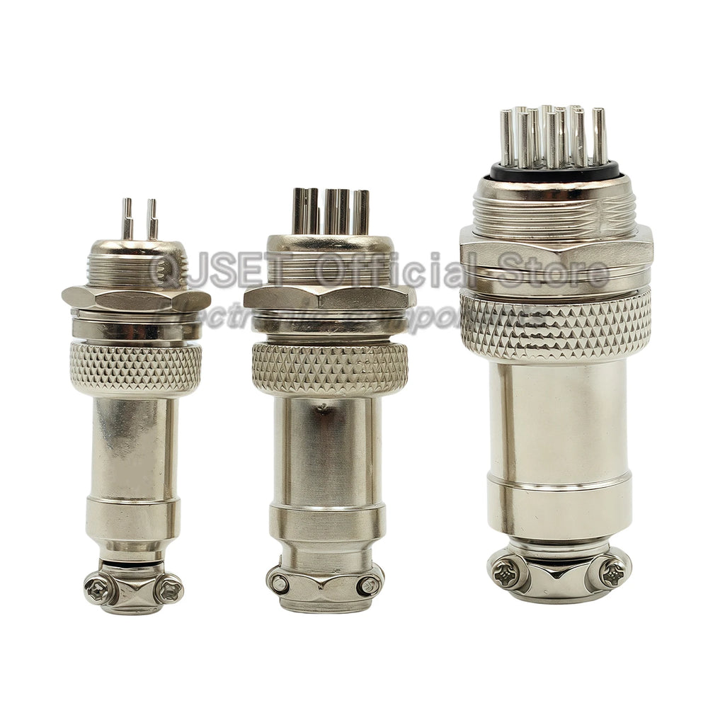 Conjunto de Conectores de Aviação WonderNest GX12 GX16 GX20 2-15 Pinos
