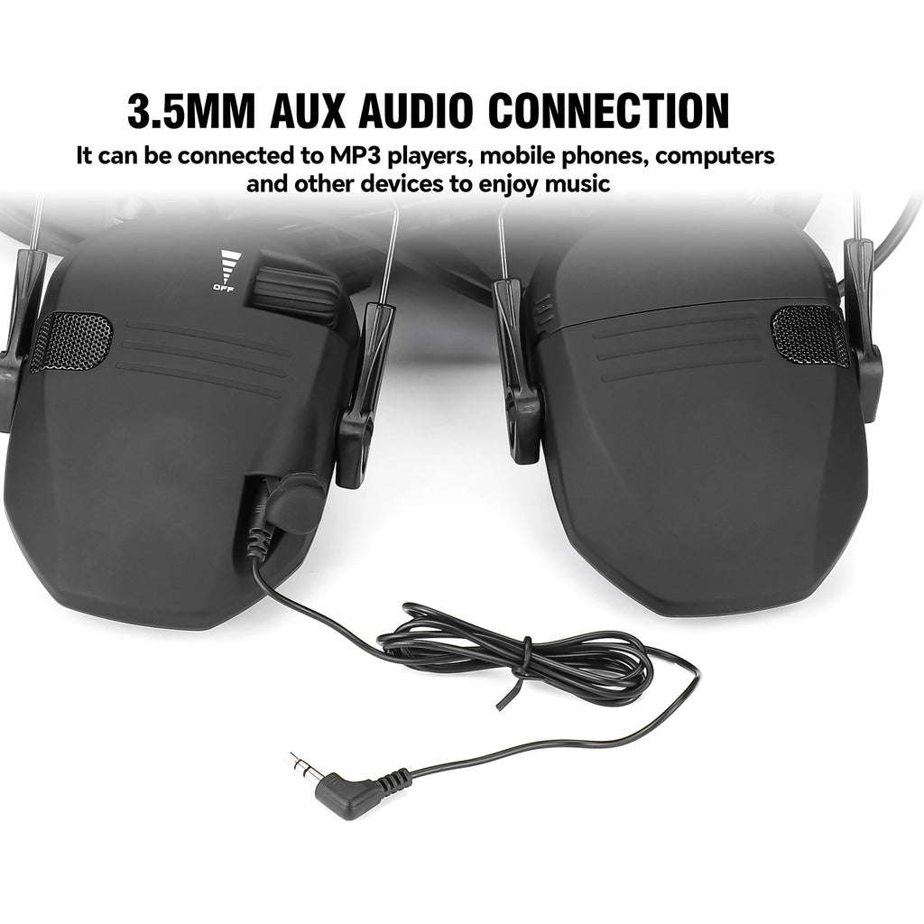 Electronic Shooting Headset Helmet Mounted Version Hunting Pickup and Noise Reduction Tactical Headset Hearing Protection