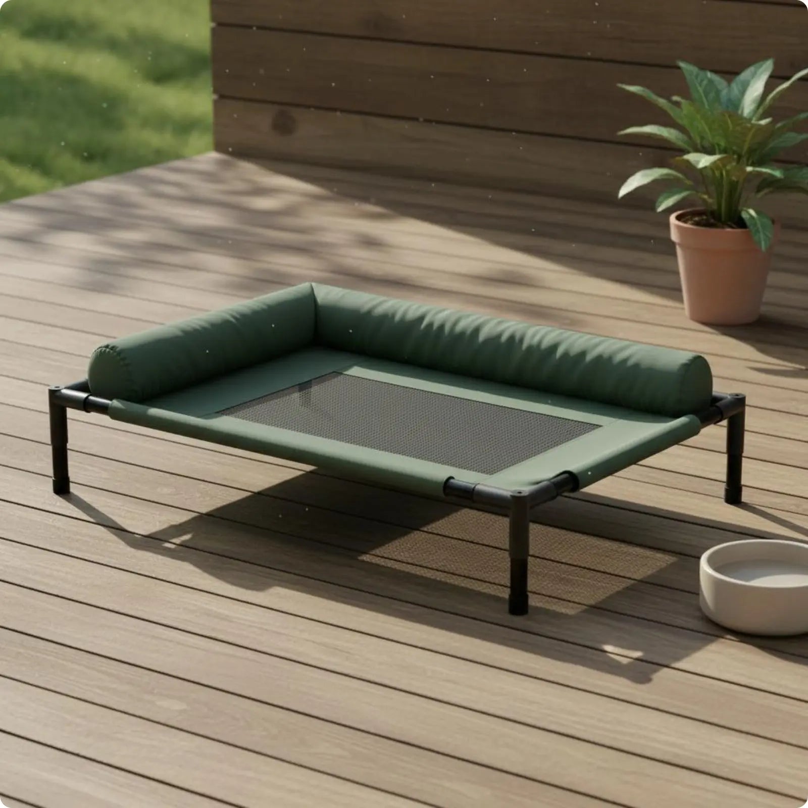 Dog Sofa Bed Breathable Pet Sofa Bed Dog Cot Removable Washable Easy to Assemble