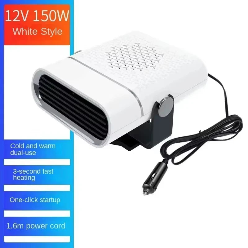 Aquecedor de Carro Portátil 12V 24V Aquecedor de Carro Aquecedor Automático de Desembaçamento de Para-brisa Descongelador Aquecimento Rápido 2025 Novo