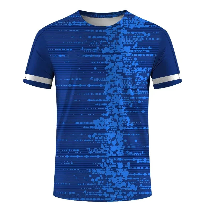 Simple Fashion Sports T-shirts For Men Summer Outdoor Short Sleeve 3D Printed T Shirts Casual Loose Running Fitness Tees Tops