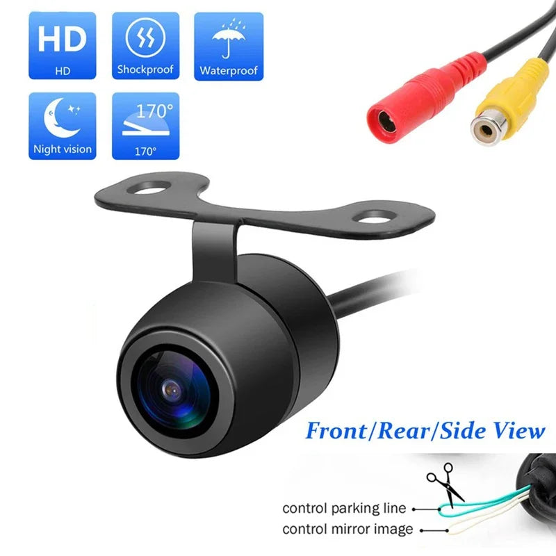 Car high-definition camera, - large-angle waterproof - CMOS car rear/front/side view reversing camera, rear pull-out camera