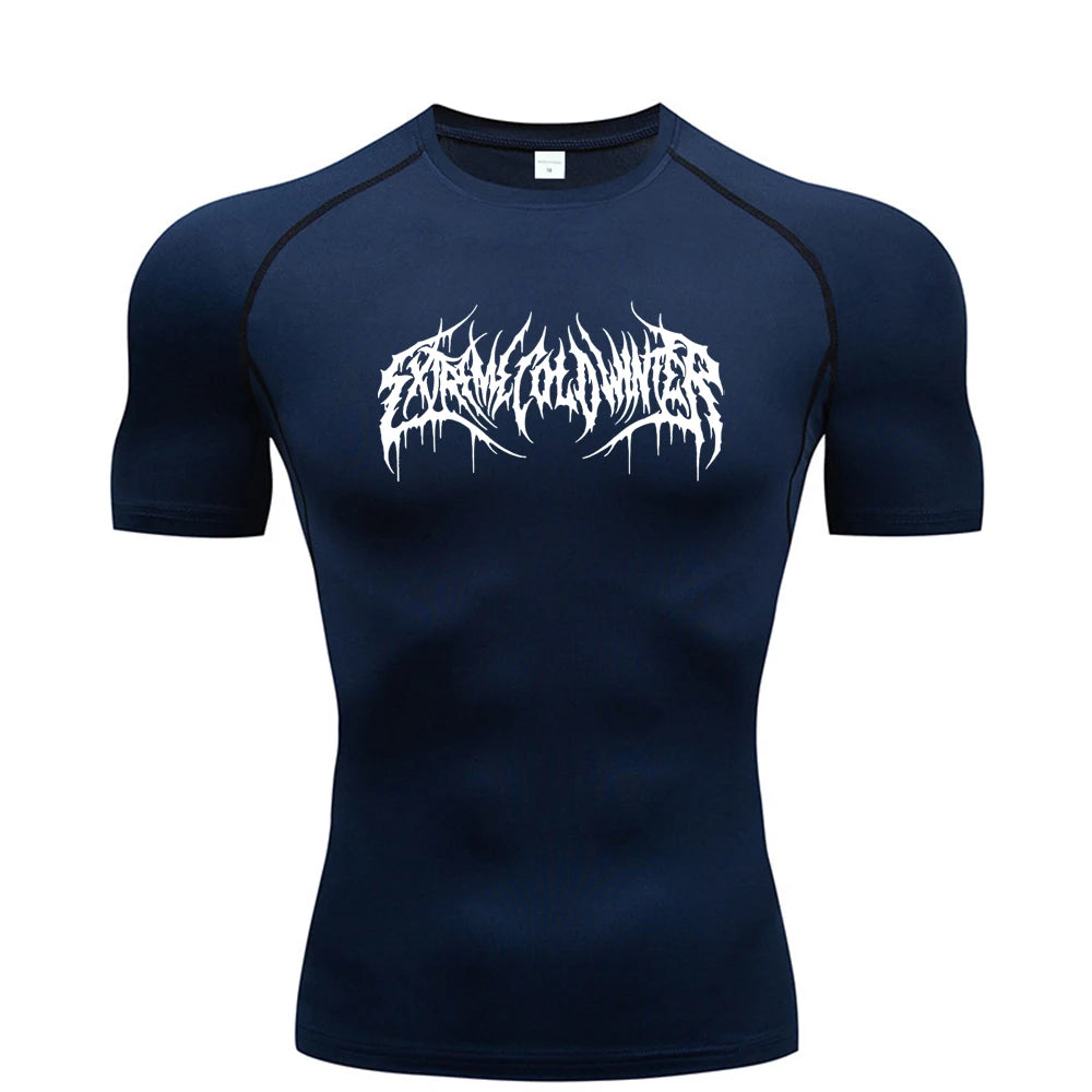 Camiseta Bodybuilding Masculina — Compressão e Estilo na Academia